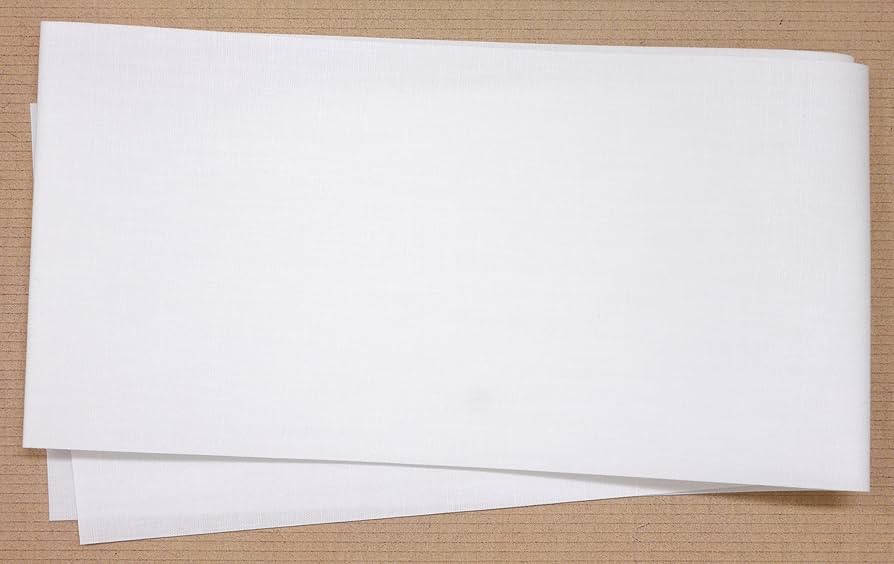 KAWAGUCHI 11-162 Name Tape, Wide, White, 1 Piece, Width 2.8